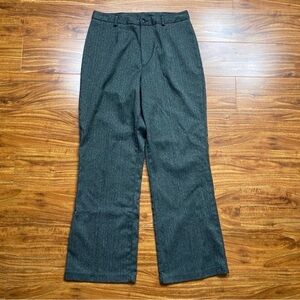 3/$25 Pantology Women Dark Gray High Waist Bootcut Trouser Size 8P Preppy Career